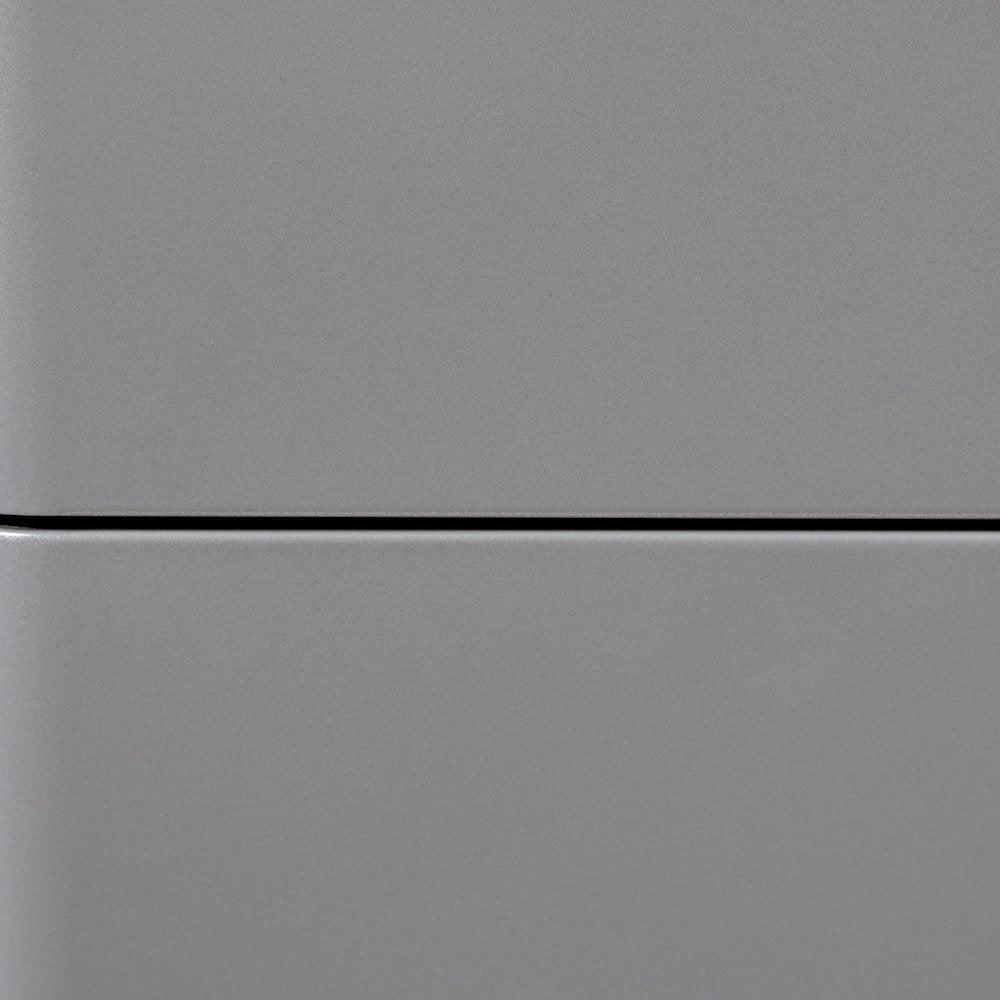 Modern 3-Drawer Mobile Locking Filing Cabinet with Anti-Tilt Mechanism and Hanging Drawer for Legal & Letter Files, Gray