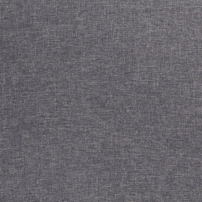 Mid-Century Sofa with Tufted Faux Linen Upholstery, Solid Wood Legs in Dark Gray