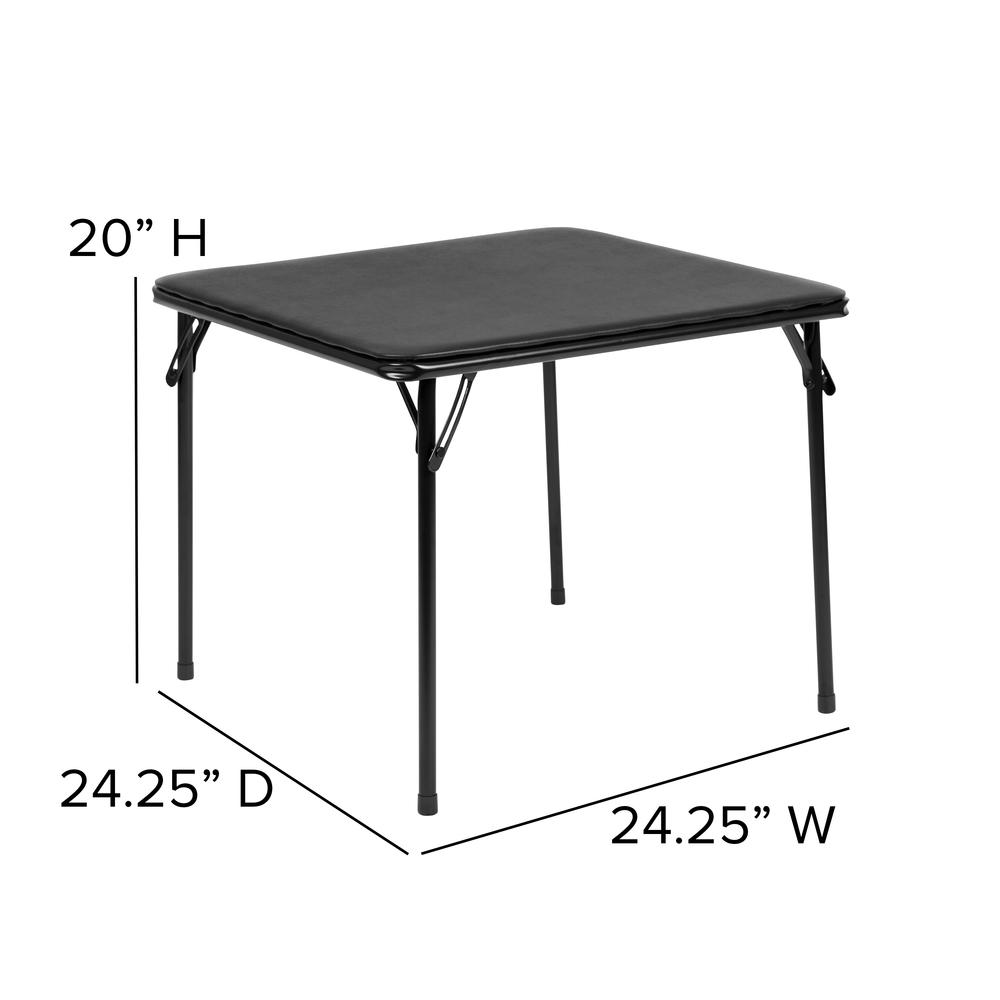 Kids Black Folding Table