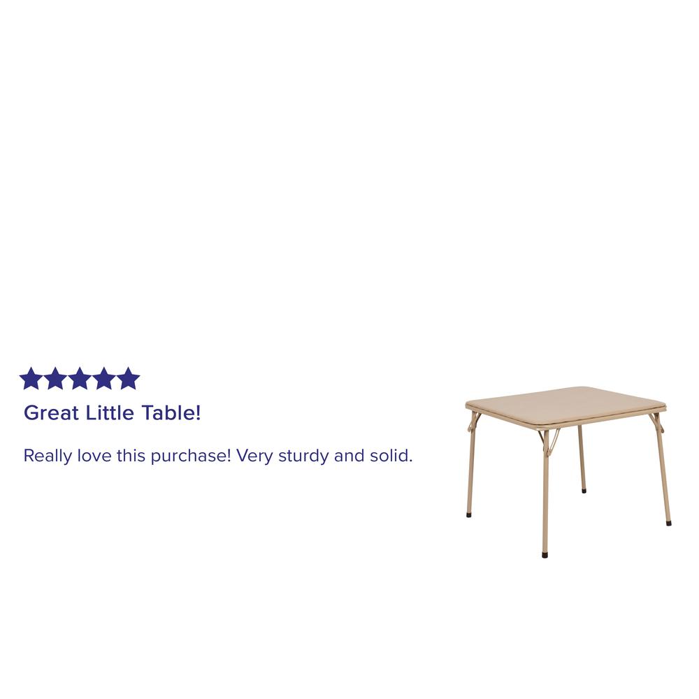Kids Tan Folding Table