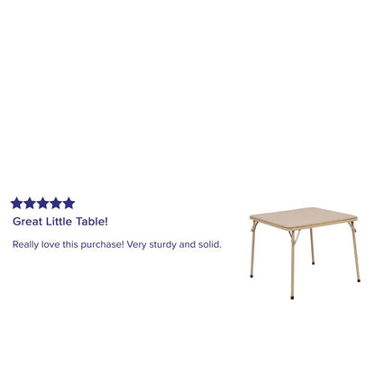 Kids Tan Folding Table