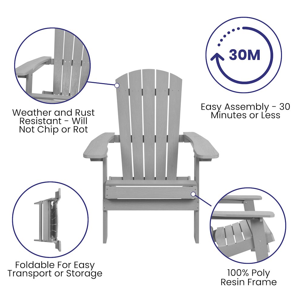 Indoor/Outdoor Adirondack Seating Set