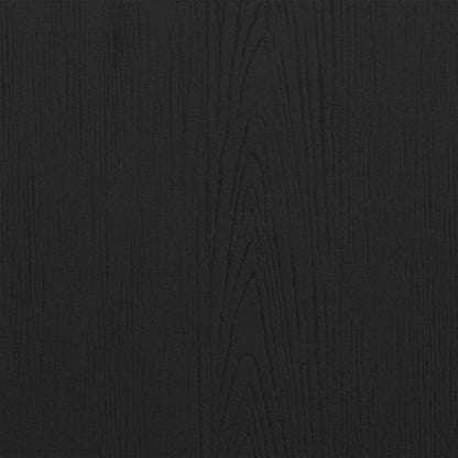 Modern Commercial All-Weather Poly Resin Wood Adirondack Chair in Black