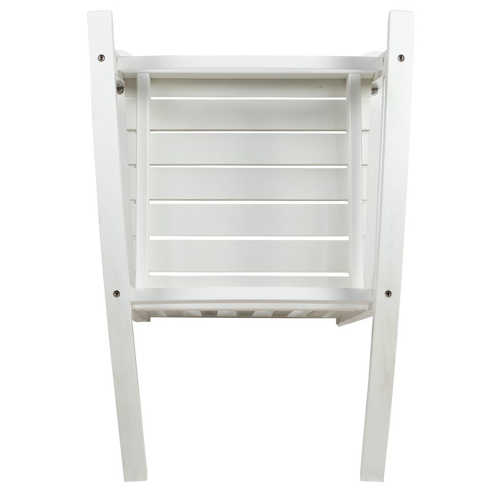 All-Weather Poly Resin Rocking Chair in White