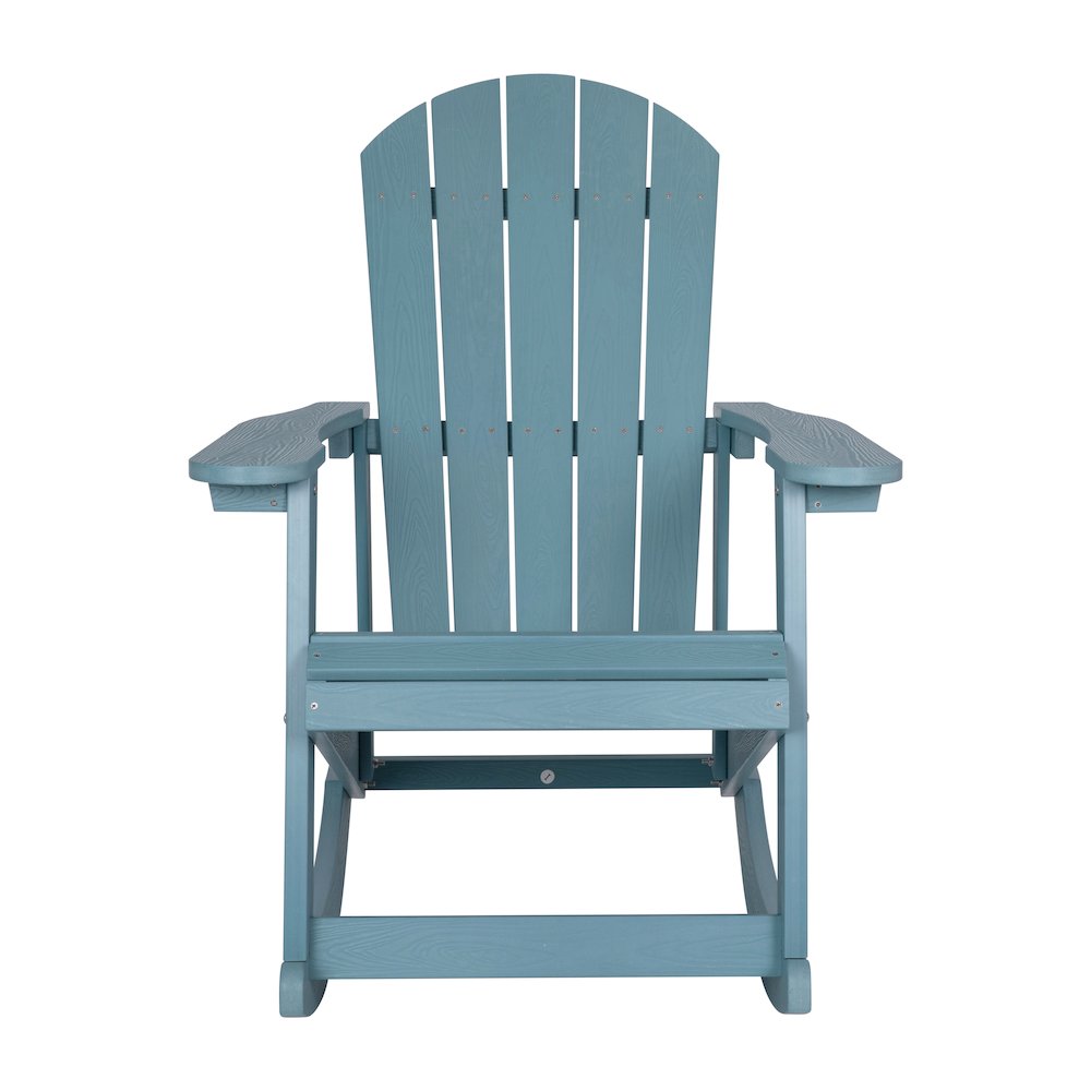 Adirondack Rocking Chair in Sea Foam