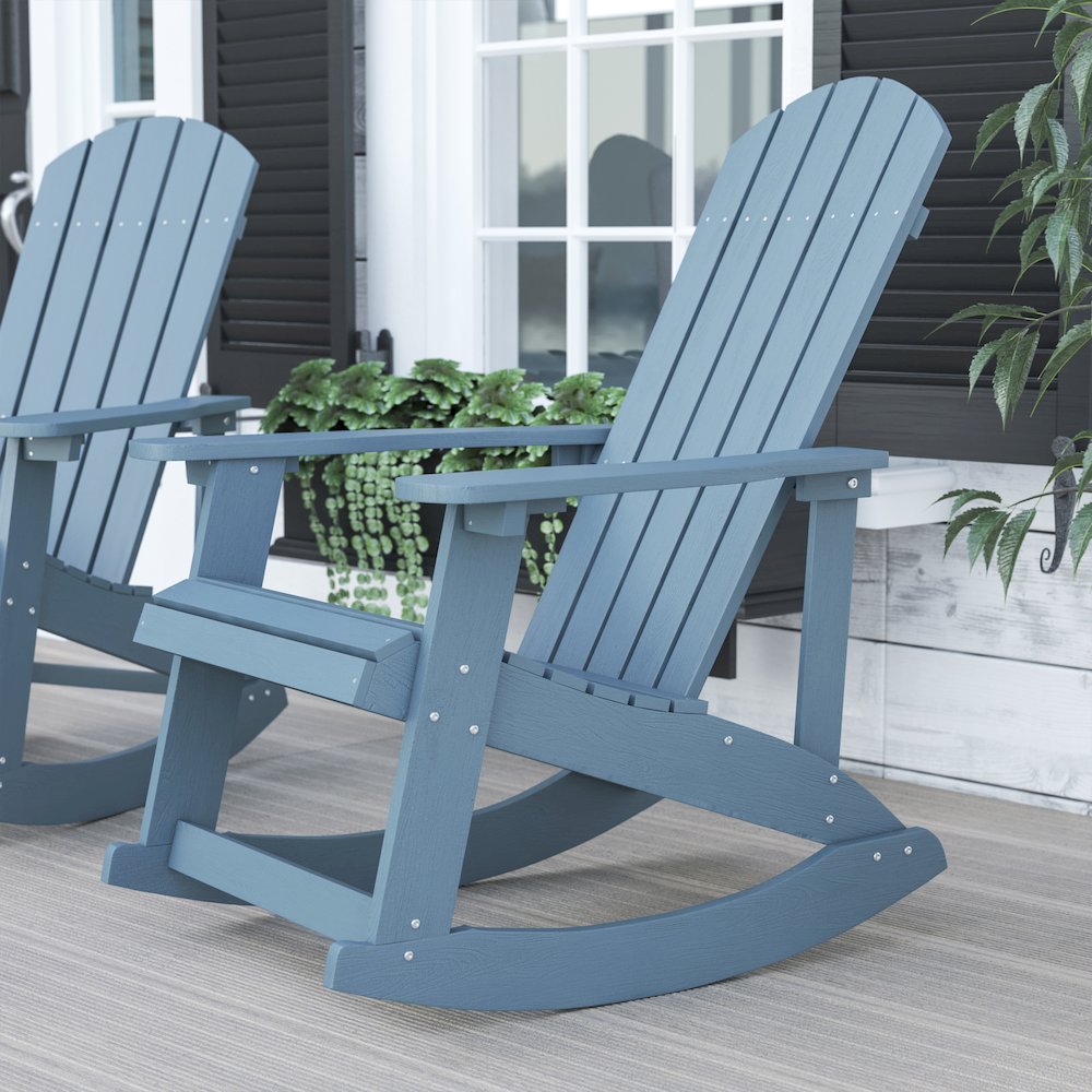 Adirondack Rocking Chair in Sea Foam
