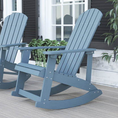 Adirondack Rocking Chair in Sea Foam