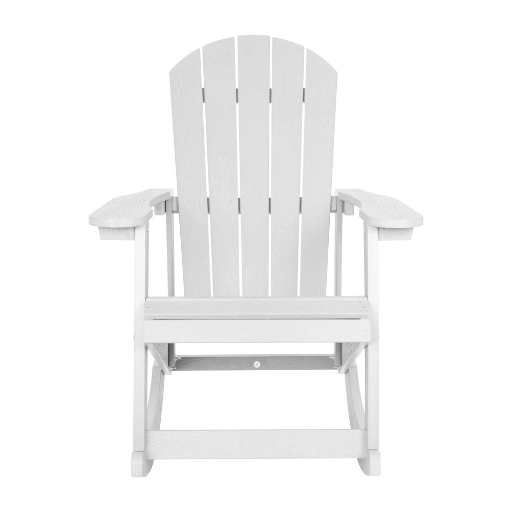 Adirondack Rocking Chair in White - Set of 2