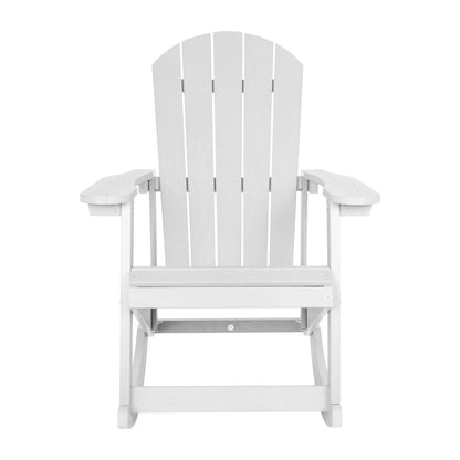 Adirondack Rocking Chair in White - Set of 2