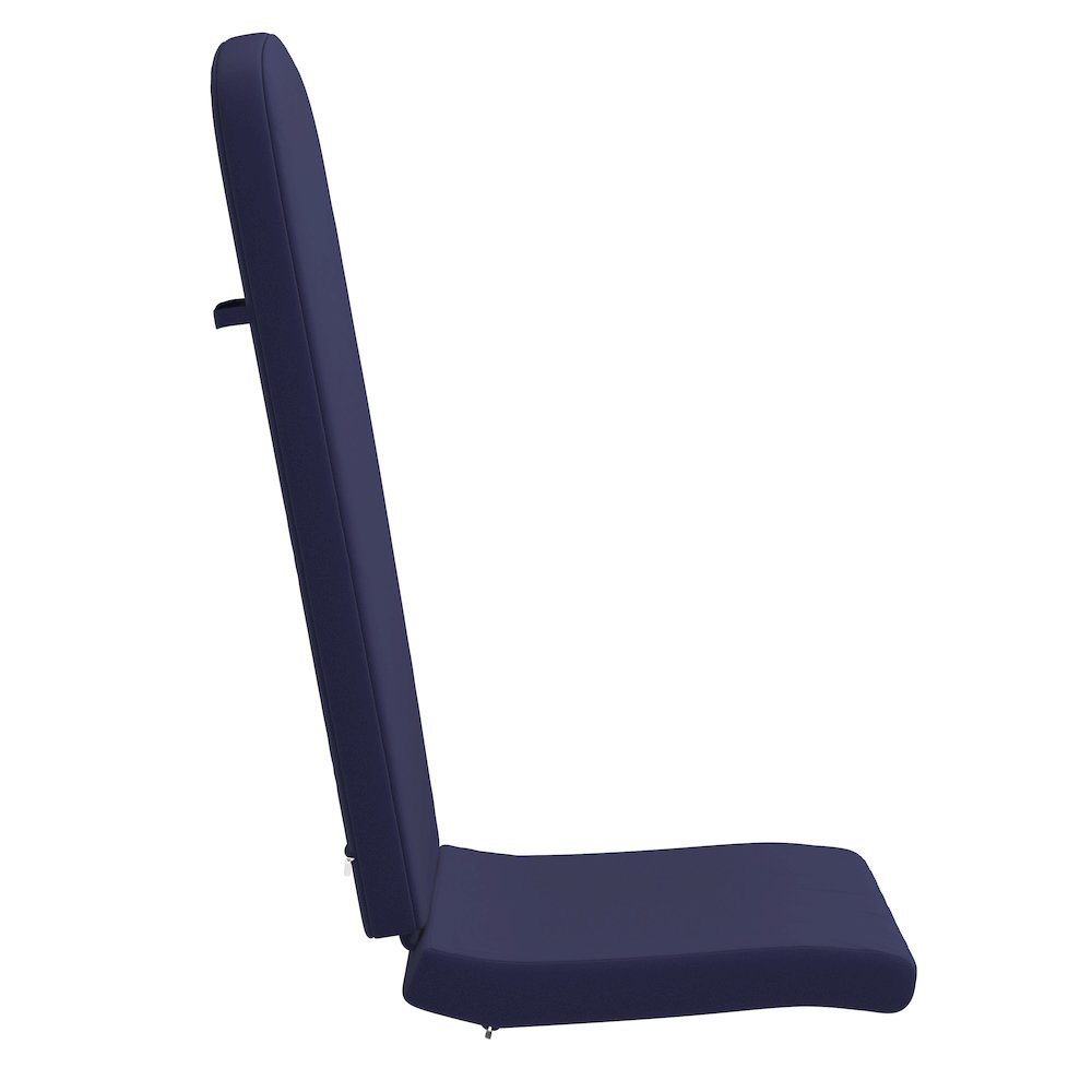 Set of 2 All Weather High Back Adirondack Chair Cushions - Blue