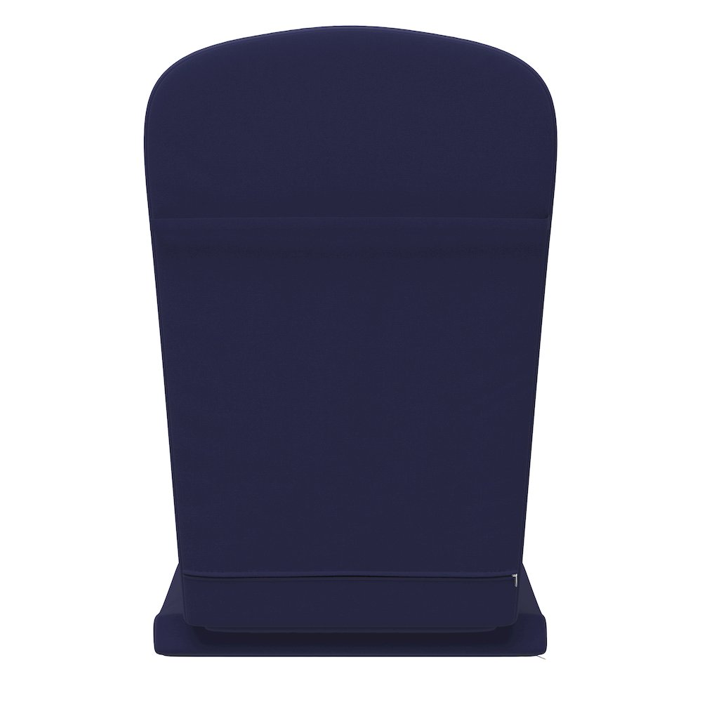 Set of 2 All Weather High Back Adirondack Chair Cushions - Blue