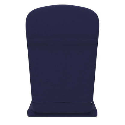 Set of 2 All Weather High Back Adirondack Chair Cushions - Blue