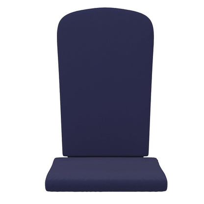 Set of 2 All Weather High Back Adirondack Chair Cushions - Blue