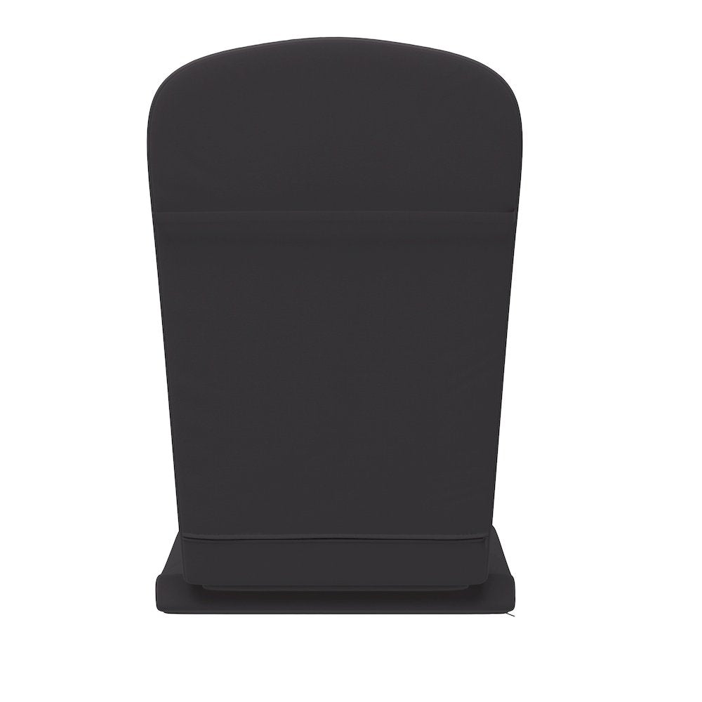 Set of 2 All Weather High Back Adirondack Chair Cushions - Gray