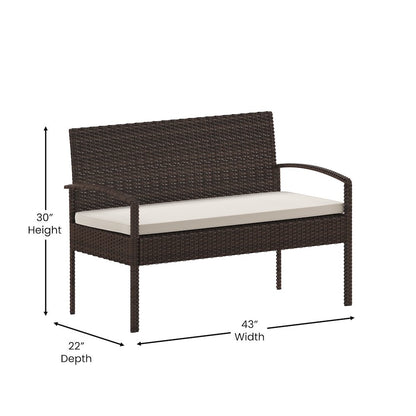 Contemporary Outdoor Seating Set