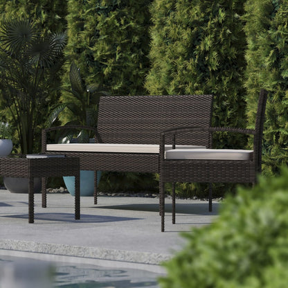Contemporary Outdoor Seating Set