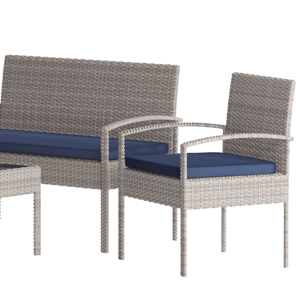 Contemporary Outdoor Seating Set