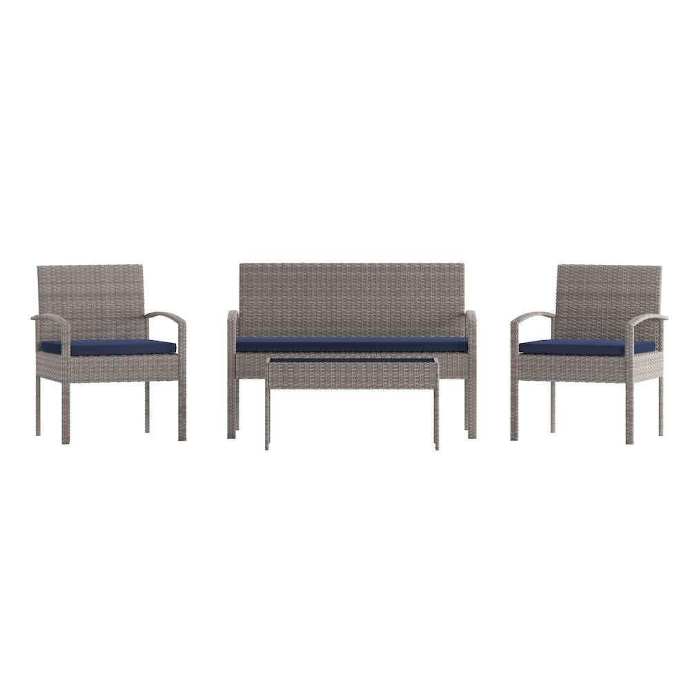 Contemporary Outdoor Seating Set