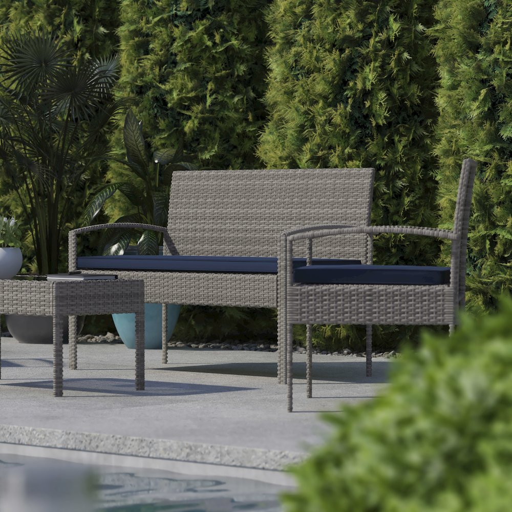 Contemporary Outdoor Seating Set