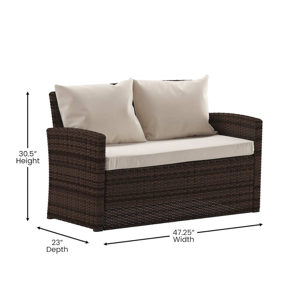 Contemporary Outdoor Seating Set