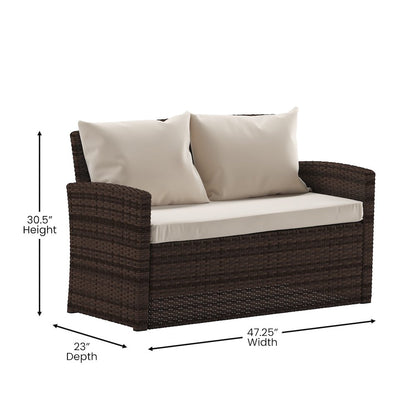 Contemporary Outdoor Seating Set
