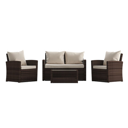 Contemporary Outdoor Seating Set
