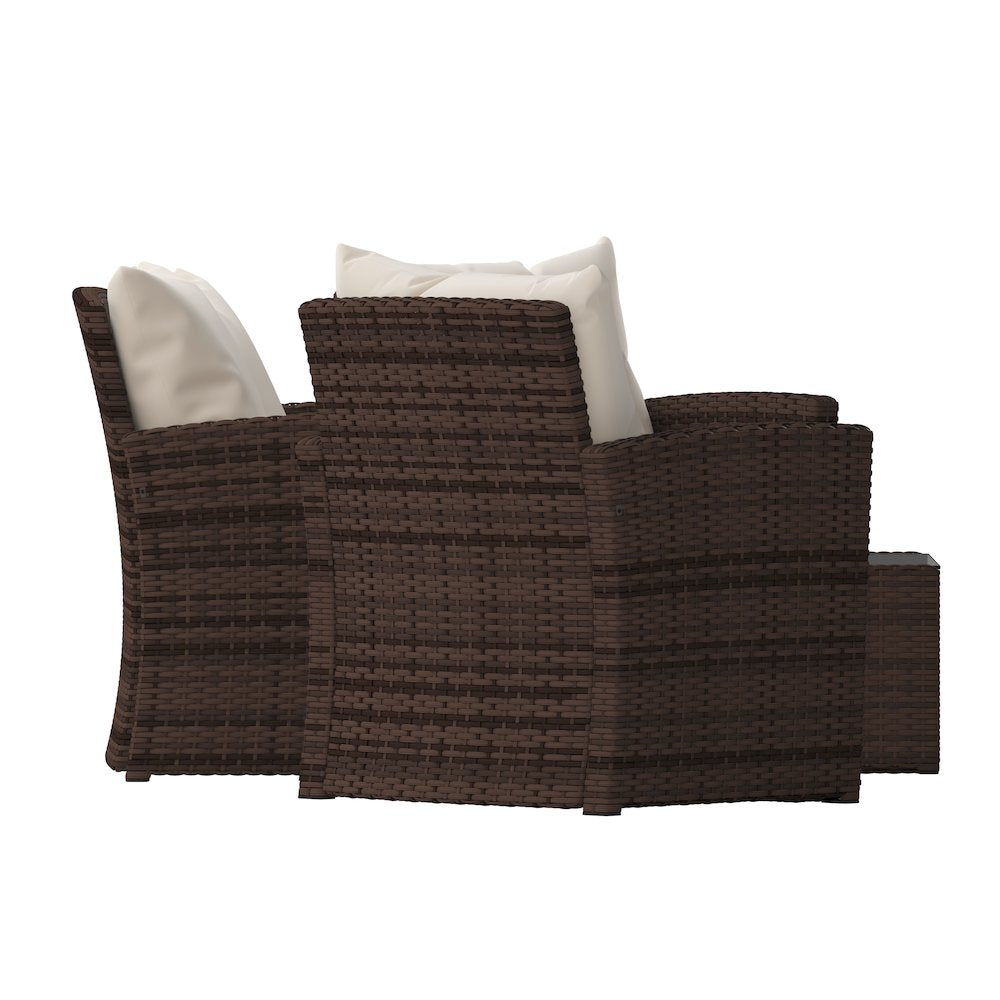 Contemporary Outdoor Seating Set