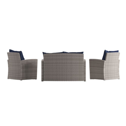 Contemporary Outdoor Seating Set
