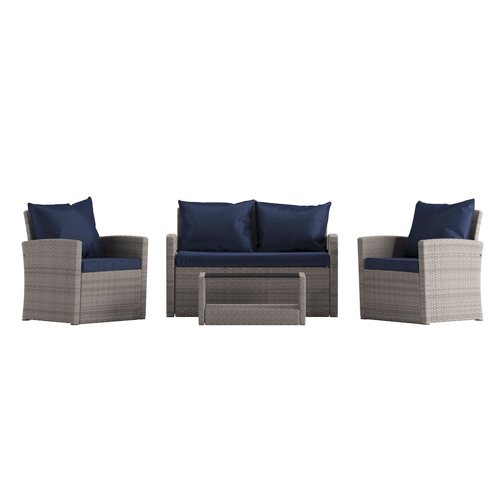 Contemporary Outdoor Seating Set