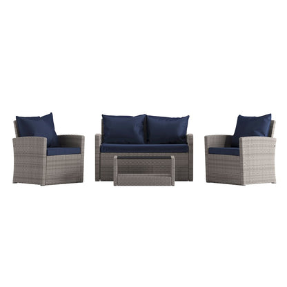 Contemporary Outdoor Seating Set