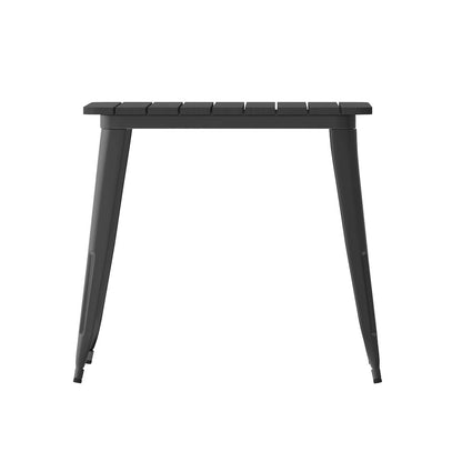 Contemporary 31.5" Square Commercial Dining Table for 4