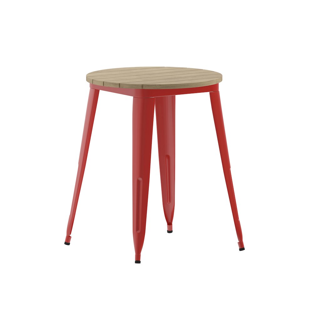 Contemporary 23.75" Round Commercial Dining Table for 2