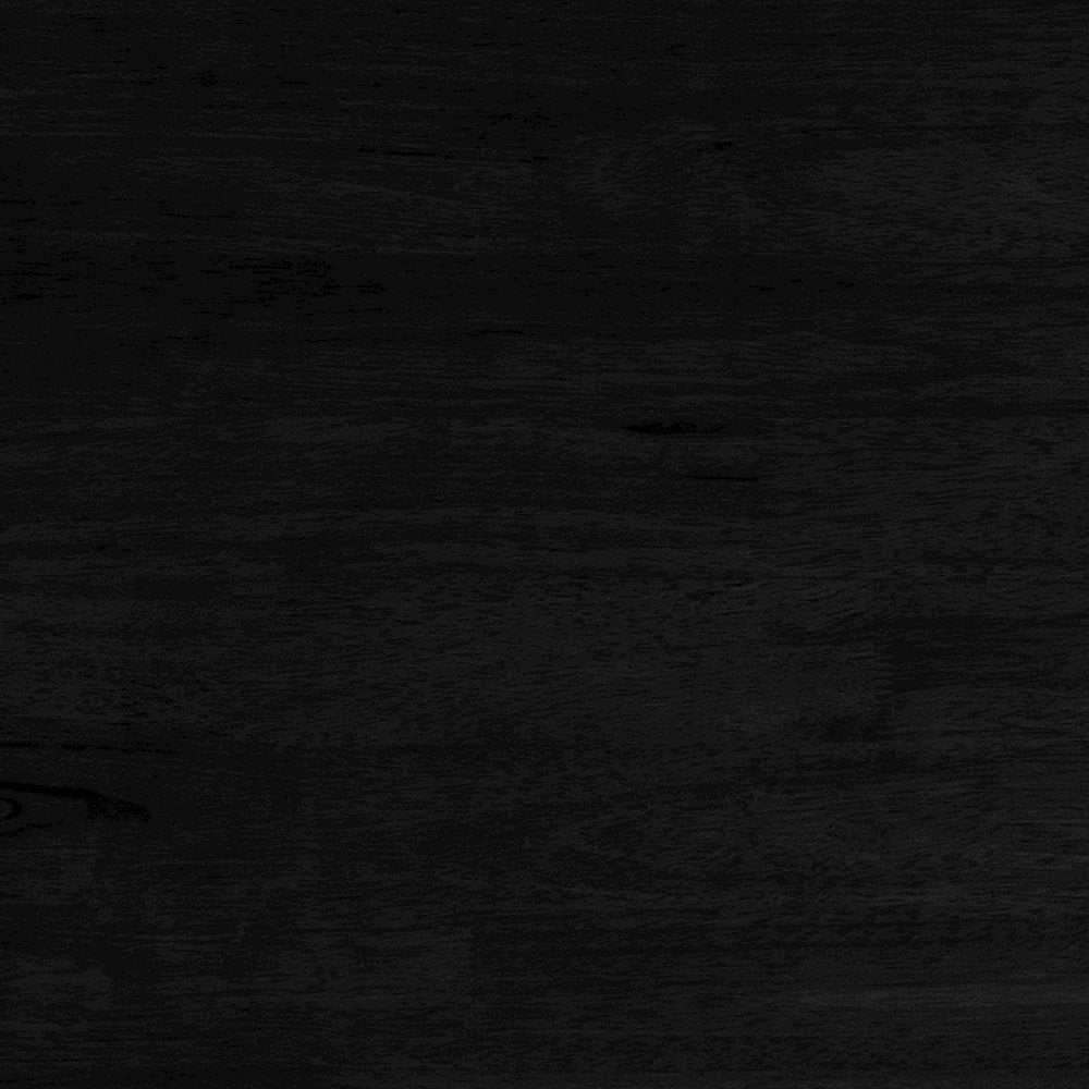 Traditional Style 60 Inch Dining Table for 6 with Trestle Base, Black Matte