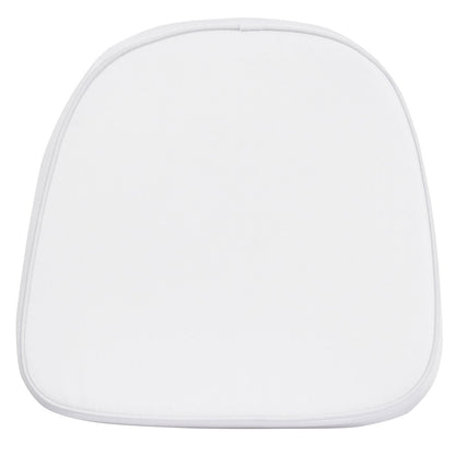 Kids Soft White Fabric Chiavari Chair Cushion