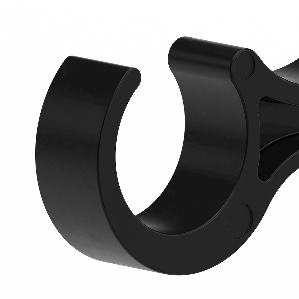 Lowe Black Wide Plastic Ganging Clips - Set of 2