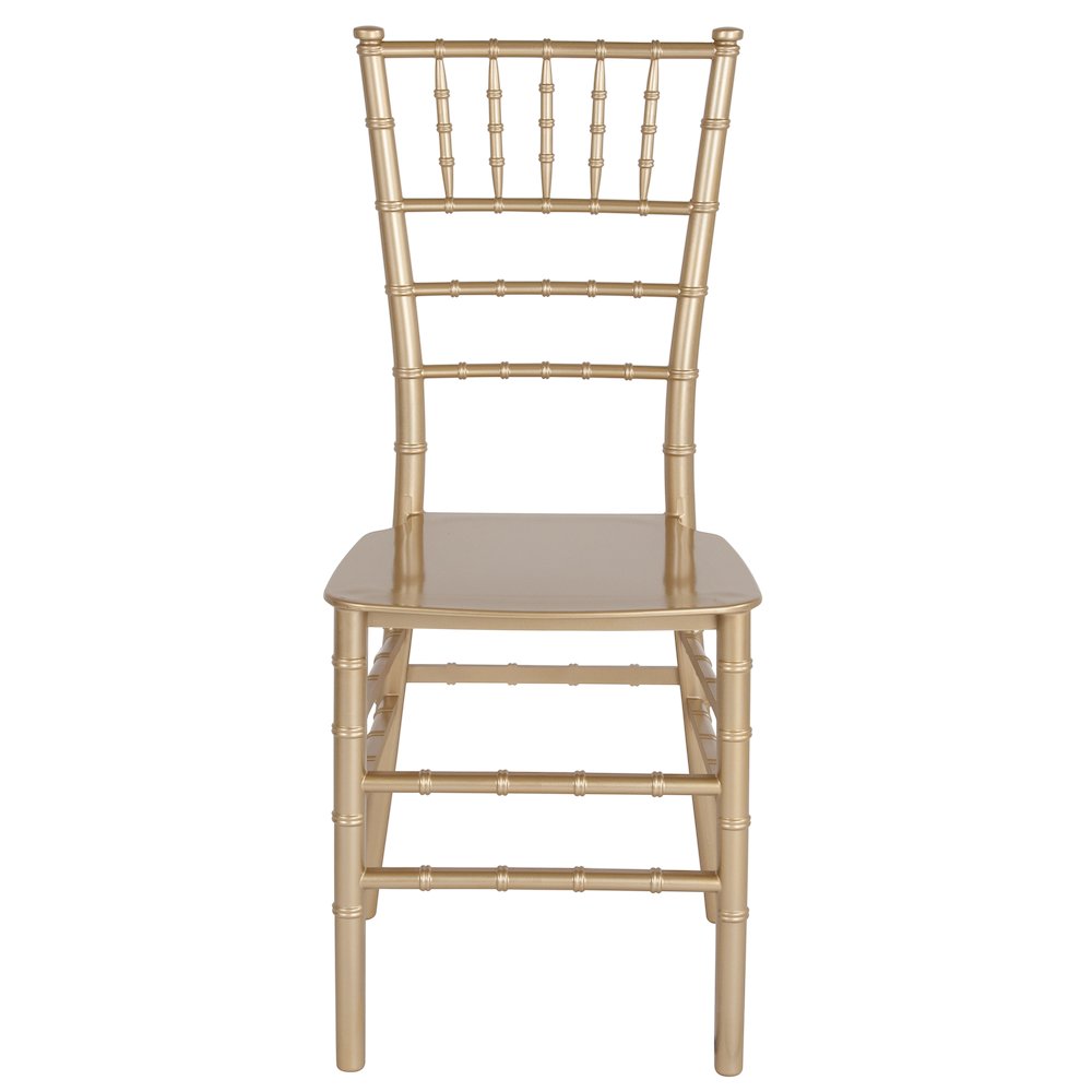 Gold Stackable Resin Chiavari Chair