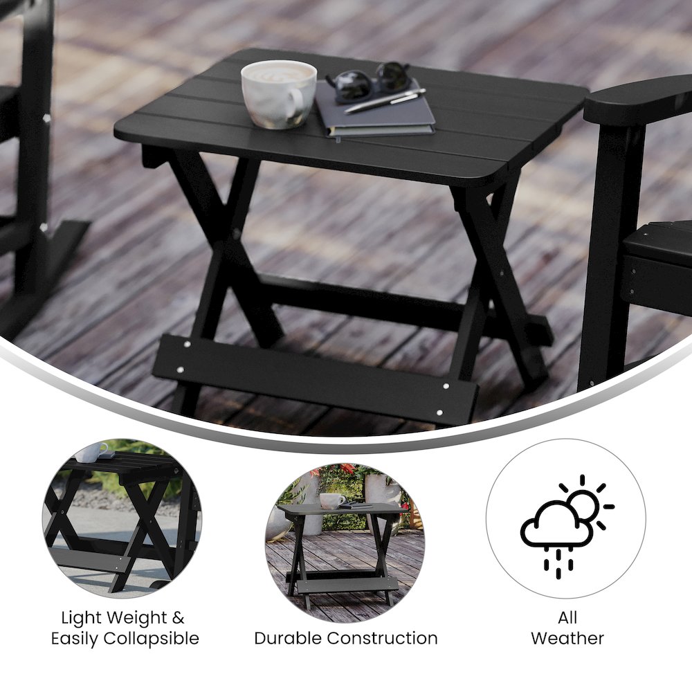 Modern Folding Adirondack Side Table