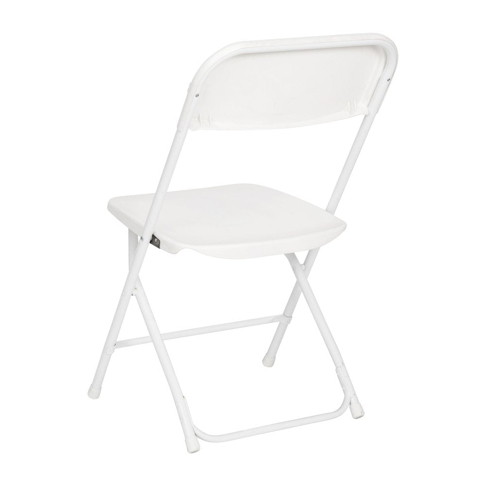 Multi-Use Versatile Commercial Big and Tall Folding Plastic Chairs - Set of 4