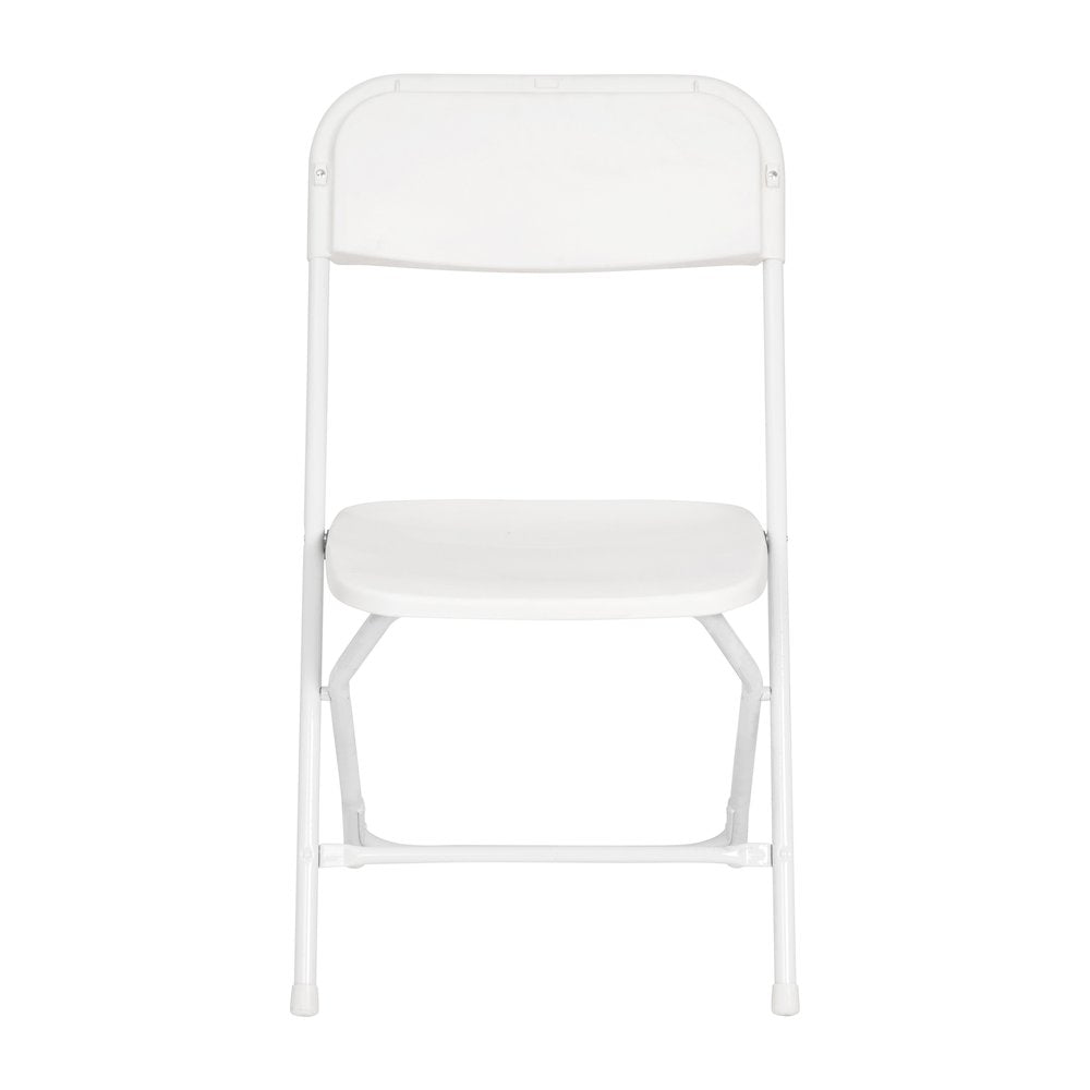 Multi-Use Versatile Commercial Big and Tall Folding Plastic Chairs - Set of 4