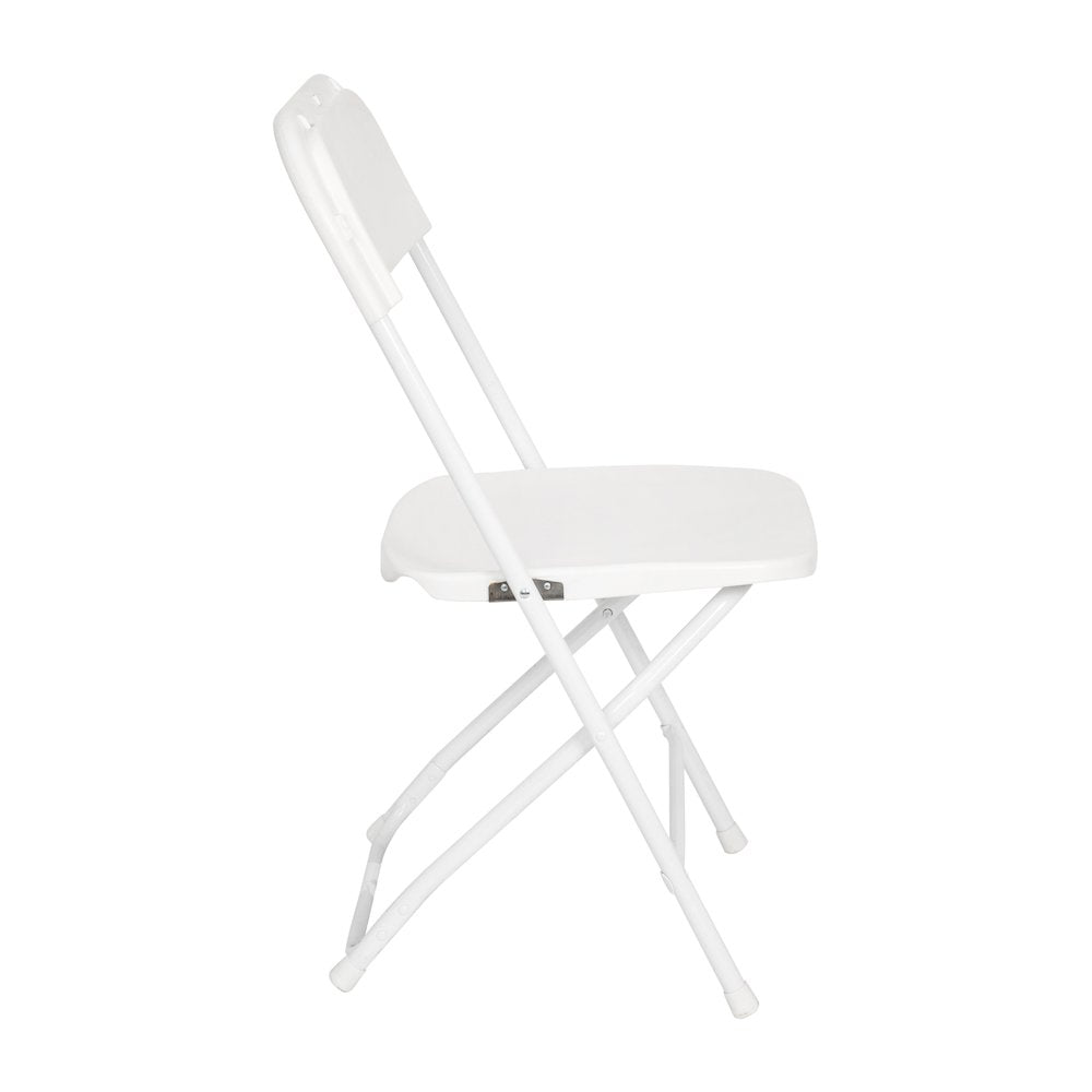 Multi-Use Versatile Commercial Big and Tall Folding Plastic Chairs - Set of 4