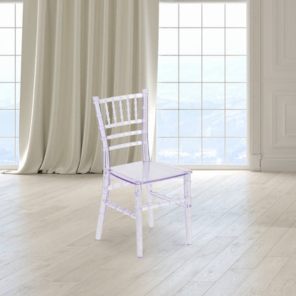 Child’s Crystal Resin Party and Event Chiavari Chair for & Residential Use