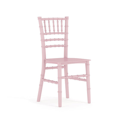 Child’s Pink Resin Party and Event Chiavari Chair for & Residential Use