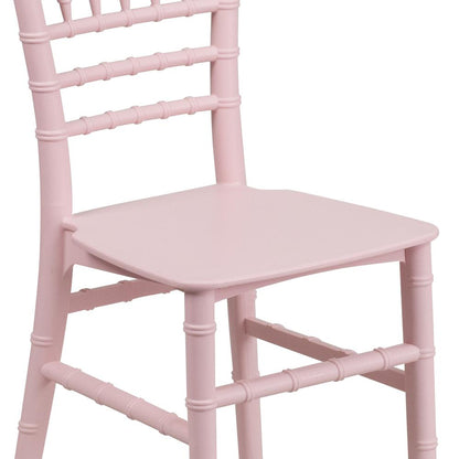Child’s Pink Resin Party and Event Chiavari Chair for Commercial & Residential Use