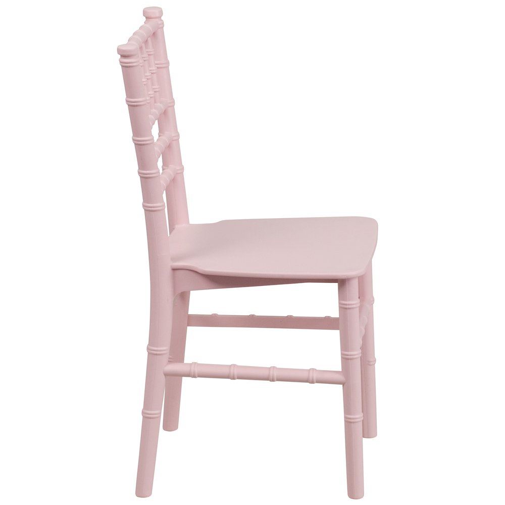 Child’s Pink Resin Party and Event Chiavari Chair for & Residential Use