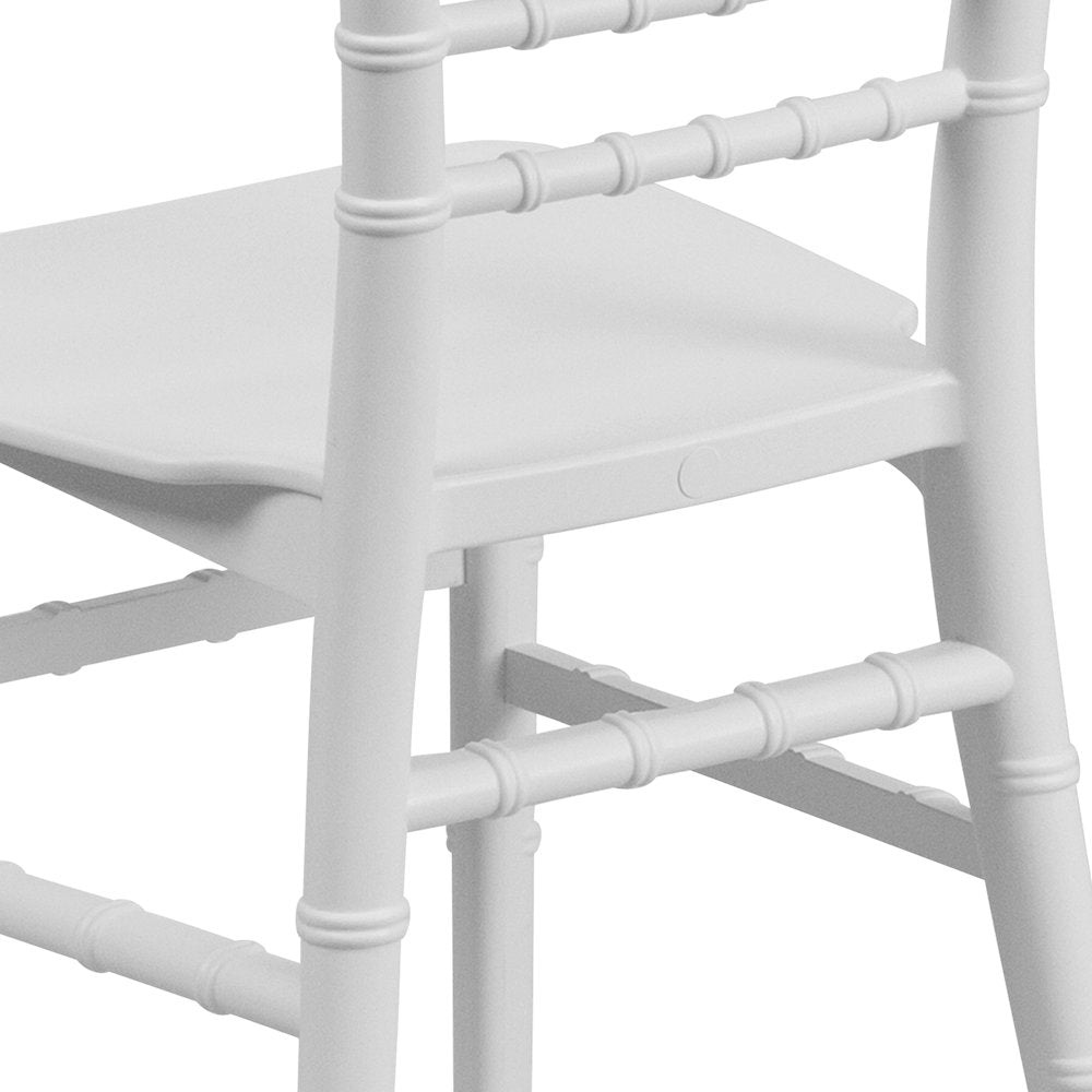 Child’s White Resin Party and Event Chiavari Chair for & Residential Use