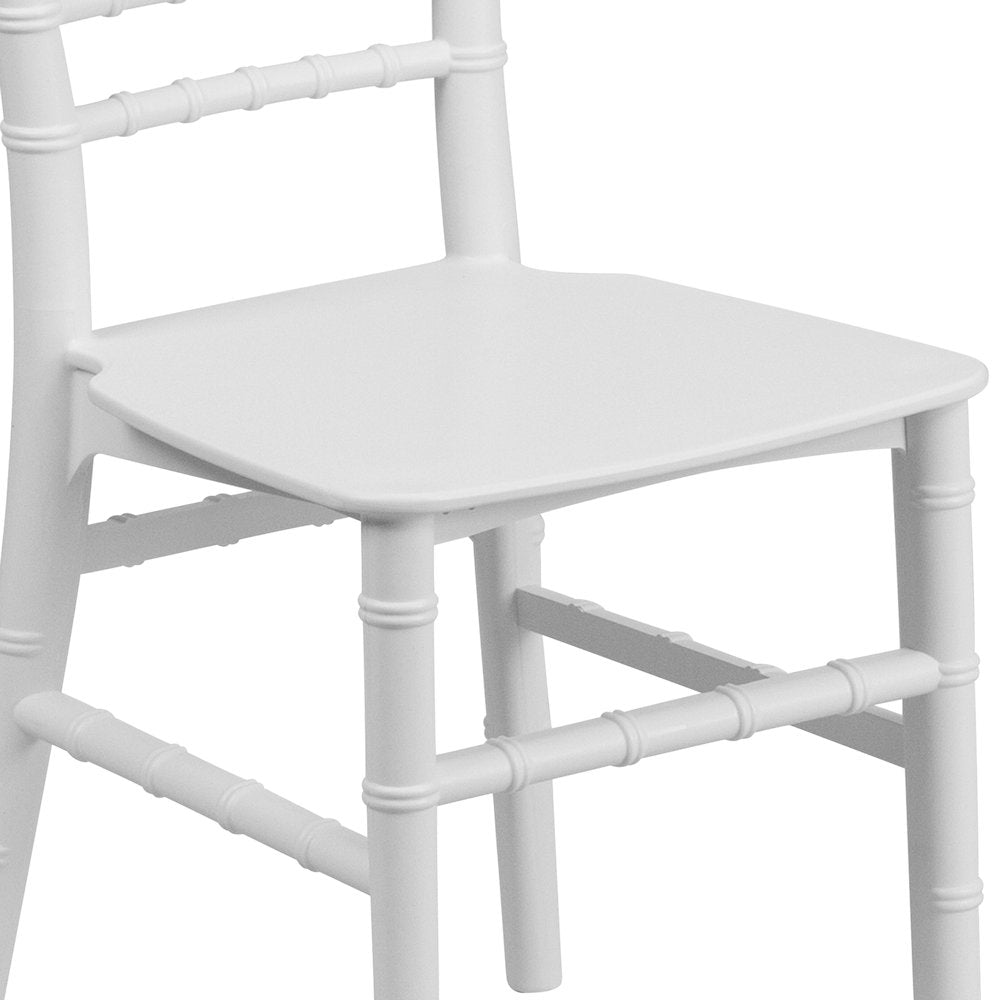 Child’s White Resin Party and Event Chiavari Chair for & Residential Use