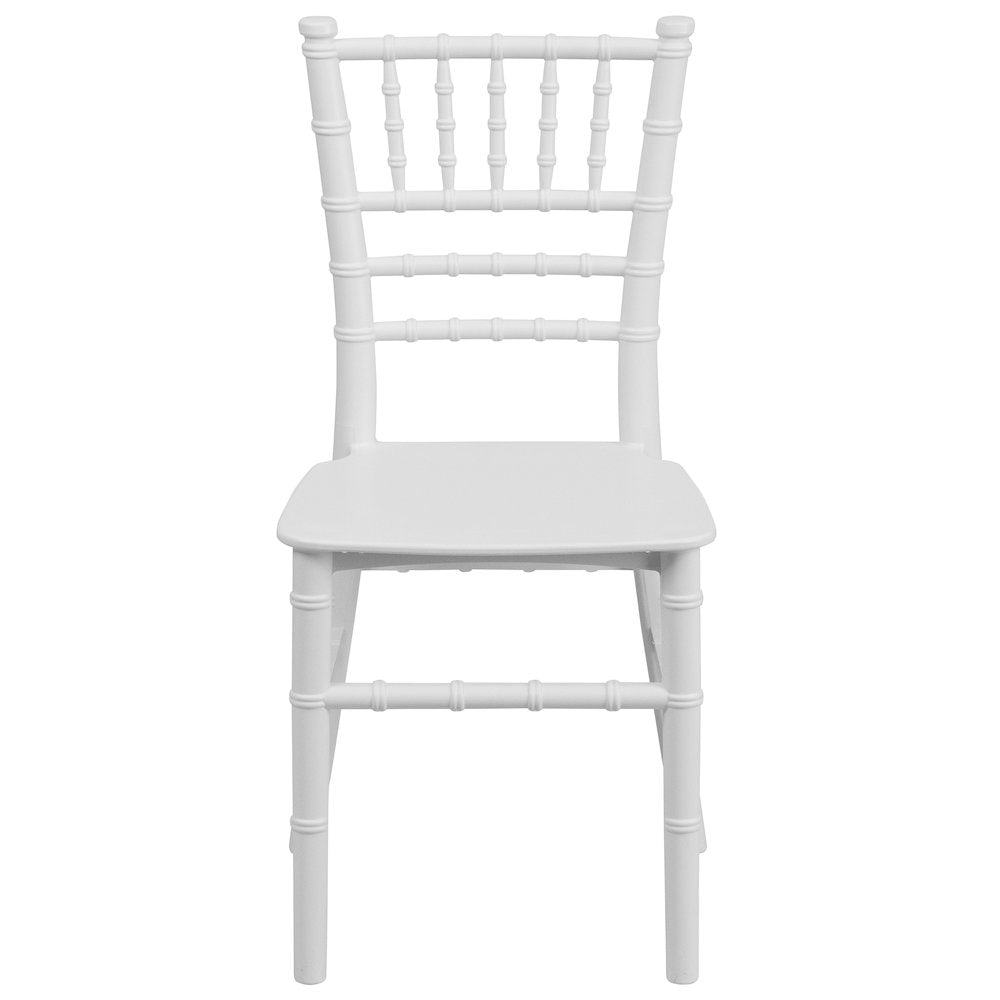 Child’s White Resin Party and Event Chiavari Chair for & Residential Use