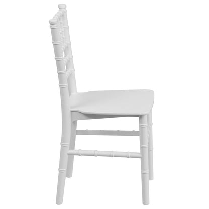 Child’s White Resin Party and Event Chiavari Chair for & Residential Use