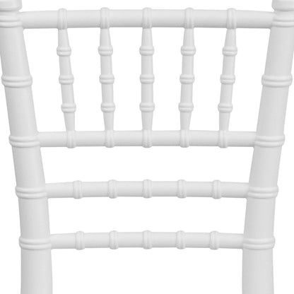 Child’s White Resin Party and Event Chiavari Chair for & Residential Use