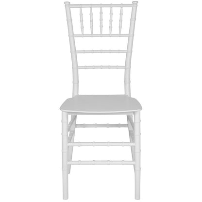 White  Stackable Resin Chiavari Chair
